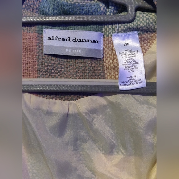 NWOT ALFRED DUNNER COLOR BLOCK JACKET - Picture 4 of 6